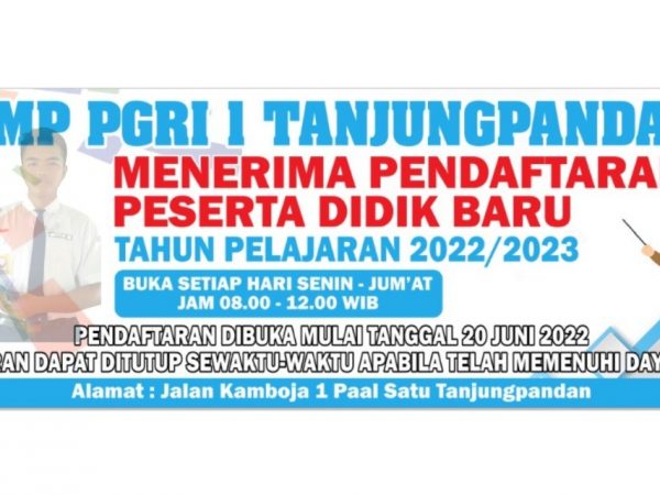 PPDB SMP PGRI 1 TANJUNGPANDAN